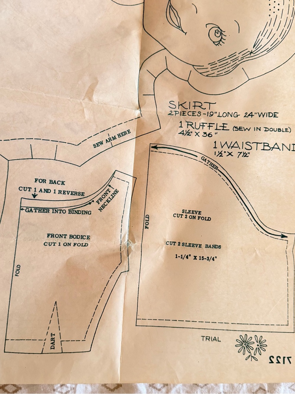 Vintage Needlecraft Pattern From 1957 - Picture 5 of 9